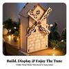 Pinwheel Music Box Wind-up DIY Craft Kit Educational for Children