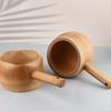 TLAKEHO Large Long-Handle Bamboo Scoop