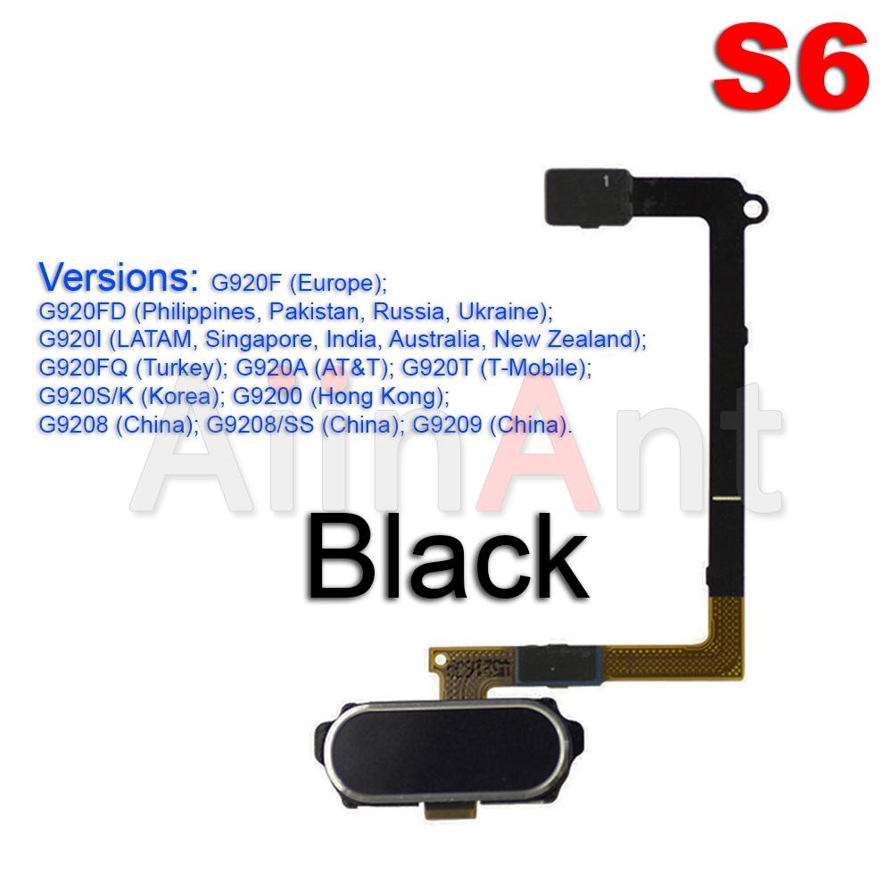 Aiinant Home Button Touch ID Fingerprint Sensor Flex Cable For Samsung Galaxy S5 S6 Edge Plus + Mini G920F G925F G928F G900F