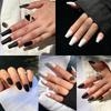 Wearable Matte Solid Color Nail Art Stickers - High-Grade Collection