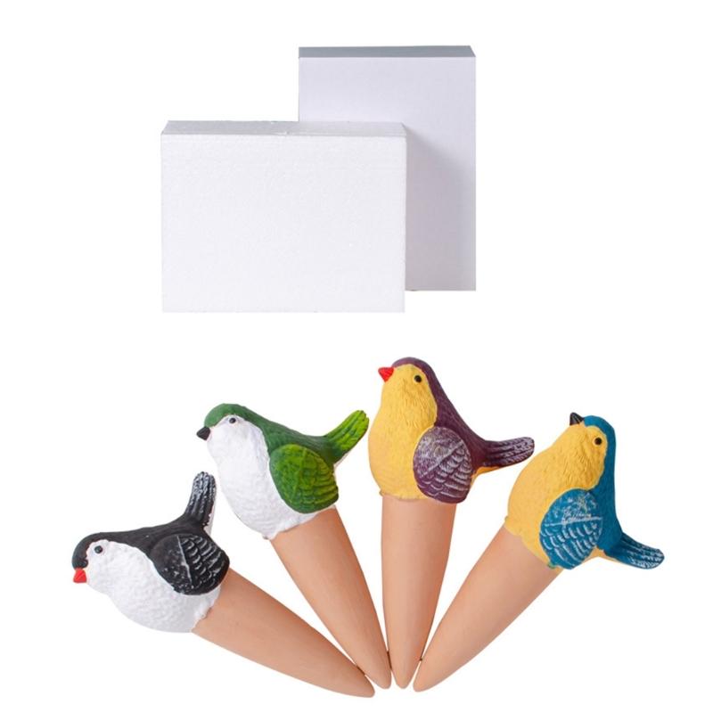 4Pcs Self Watering Spikes Magpie Shape Self Watering Globes Terracotta Plant Watering Stakes for Indoor Outdoor Plant 1