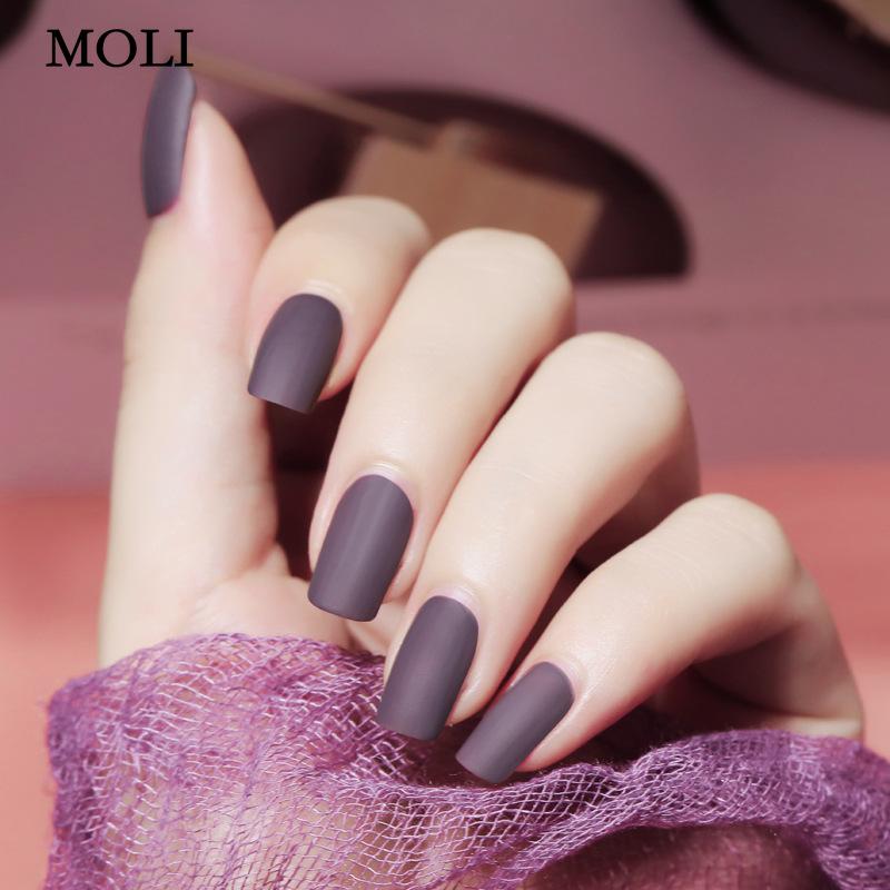 Fog Matte Nail Polish Lasting Non Peelable Scrub Colorless Transparent Bake Free Nail Enamel