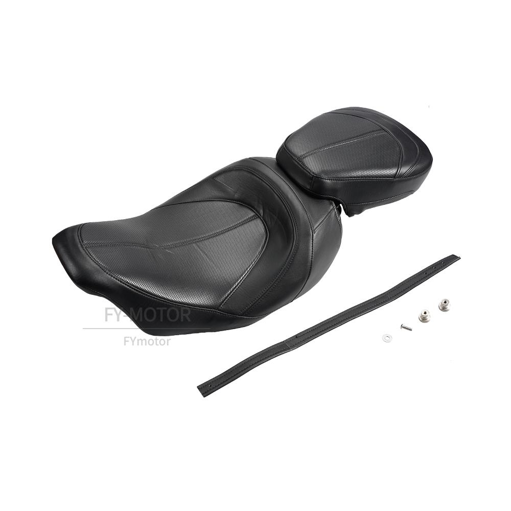Motorcycle Low-Profile Two-Up Seat Fit For Harley Touring CVO (Street Glide, Road King Special, Classic) 2009-2023