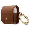 Etui do AirPods 1 Spigen PU Leather Brązowe