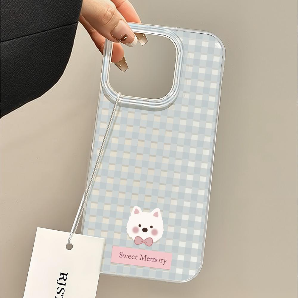 Painted Phone Case for iPhone 12 13 15 16 iPhone 16 12 13 14 15 Pro  14 15 16 Pro Max Coverage Shockproof Anti-Fingerprint Fresh Style Protective Case