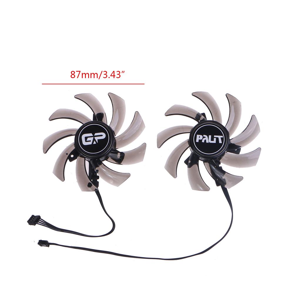 85mm GA91S2U 4Pin GTX 1660 1660Ti RTX2060 RTX2070 Graphics Card Fan For PNY Palit RTX 2060 SUPER 2070 Dual GPU Cooler