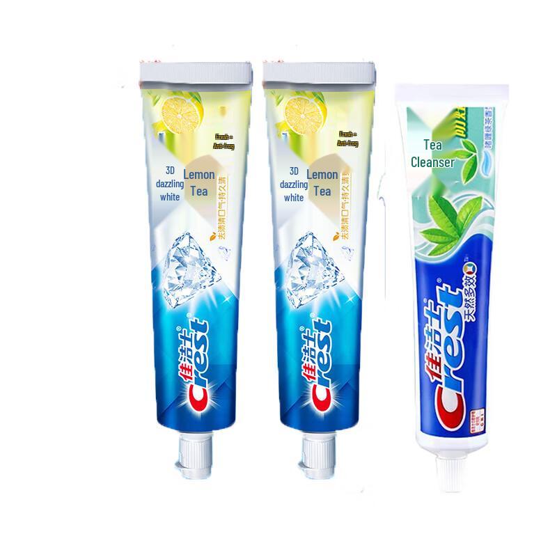 Crest 3D White Lemon Tea Toothpaste Set