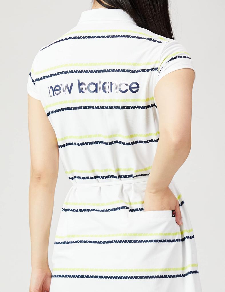 Rochie de golf cu mânecă scurtă Quick 0 [New Balance] (Absorbant de apă, Uscător, Elastic) / Pentru femei / 012-2124504 030_Alb [S]