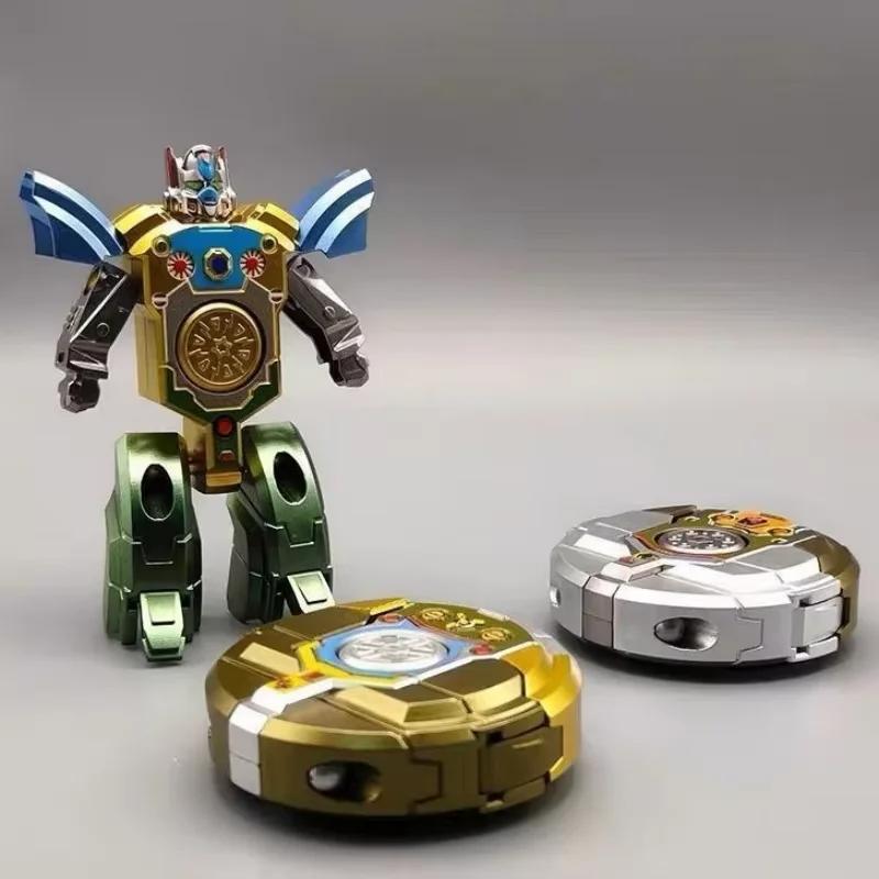 -Fingertip Mechanical Gyroscope: Creative Diy Mecha Tank Transforming Robot – Educational And Stress-Relieving Toy For Children
