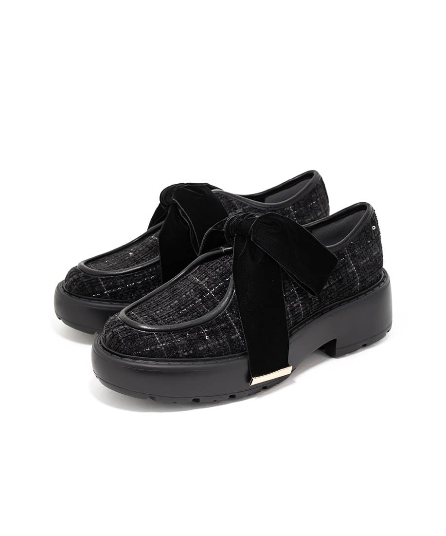 Велюровая лента объемная подошва туфли PH36059 ЧЕРНЫЙ S 9680₽