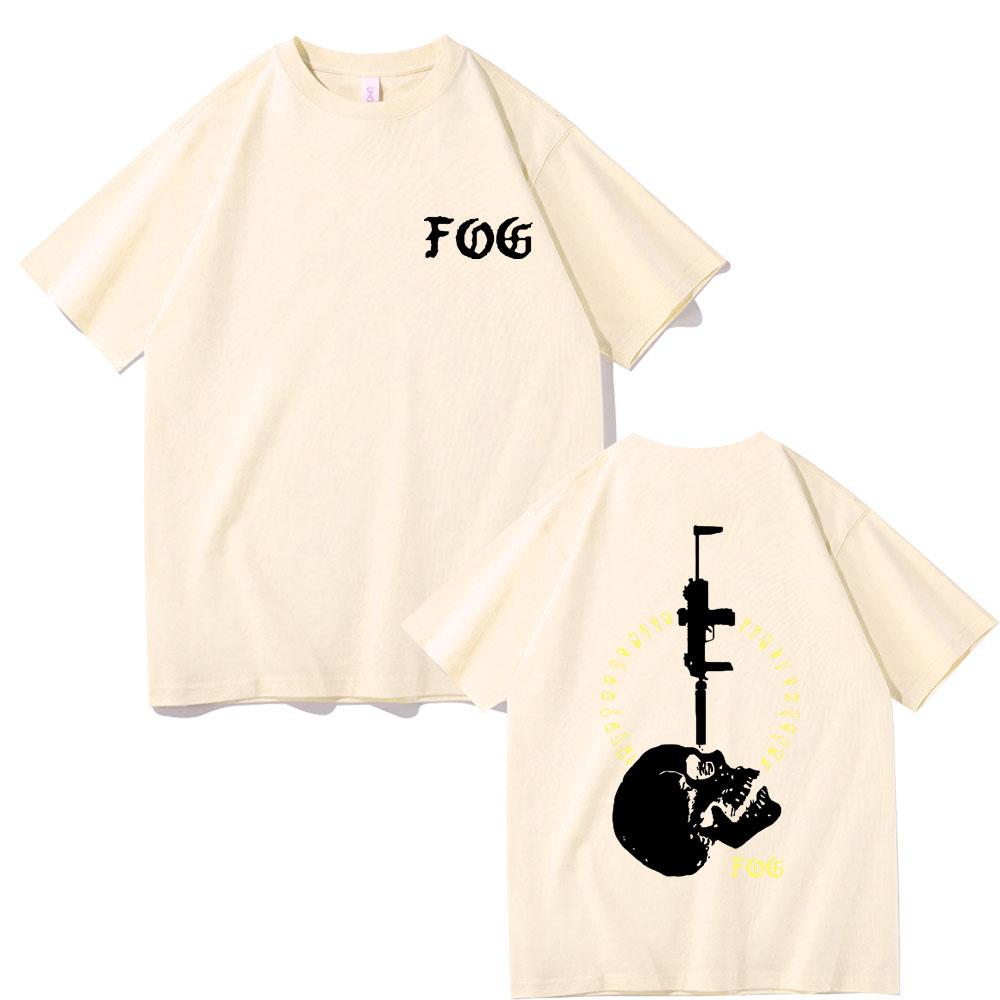 Vintage Fog Forward Observations Group Print T-Shirt Skelett Grafik T-Shirts Herren Oversized T-Shirt Herren Gothic Rock Kleidung