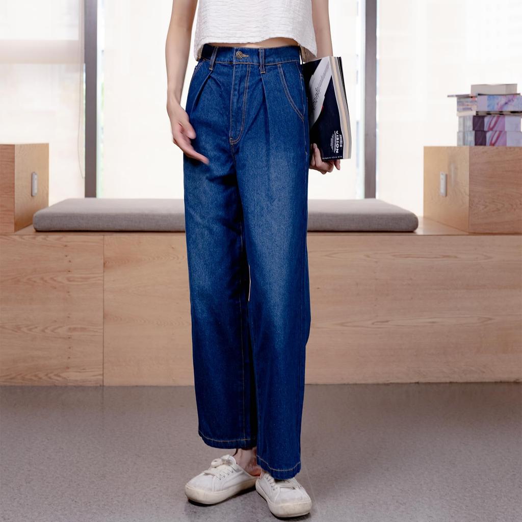 Denim Long Loose Perfect for Everyday and [iito.seasons] Women's Wide-Leg Jeans, Straight-Sleeve Pants, Length, Fit, Casual, Stylish, Commuting, Wear,