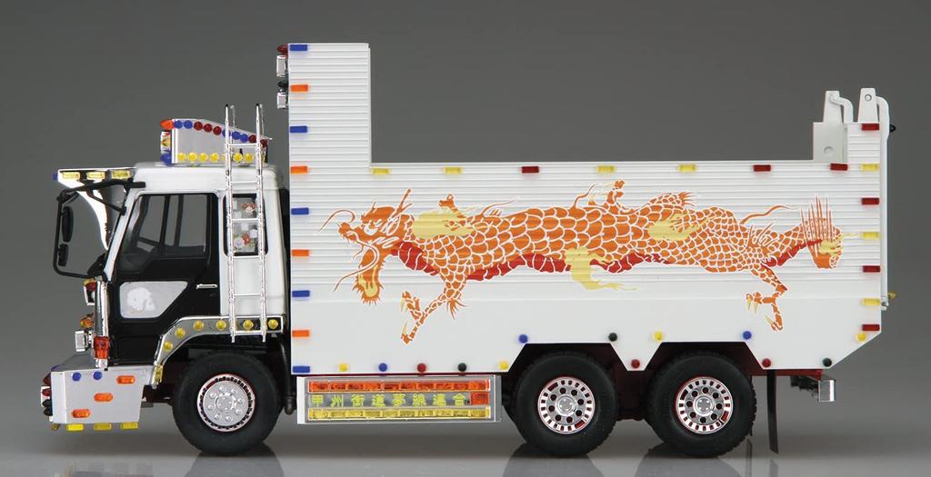 Aoshima Bunka Kyozaisha Value Deco Truck Serie SP Kunie Love Box Kunststoffmodell 1/32 (Tiefer Dump)