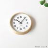 KATOMOKU muku clock 16 Hinoki Wall Continuous Second Diameter km-113HIRC Clock, Hand, 30.6cm (Radio-controlled)