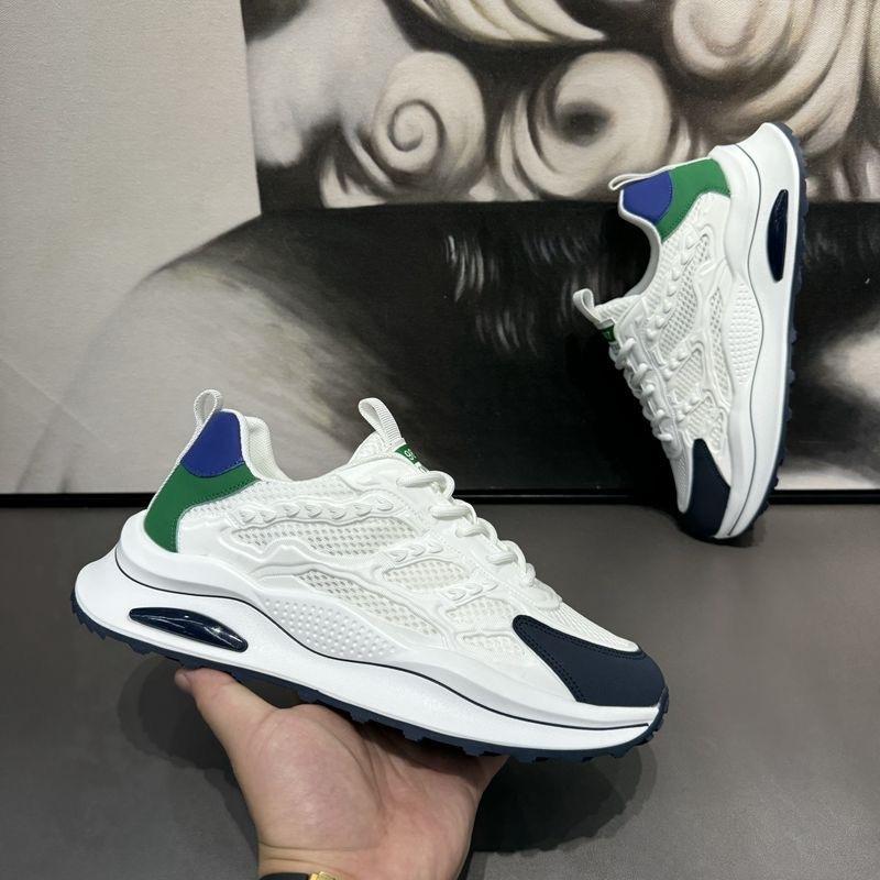 Fashion Men's Mesh Sneakers Breathable Lightweight Running Shoes Outdoor Comfortable Lace-up Gym Jogging Shoes for Men Zapatillas Hombre