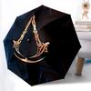 1pc Guarda-chuva Dobrável Automático Assassin's Creed, Guarda-chuva Compacto de Viagem com 8 Varetas, Estrutura Durável de Plástico e Ferro102
