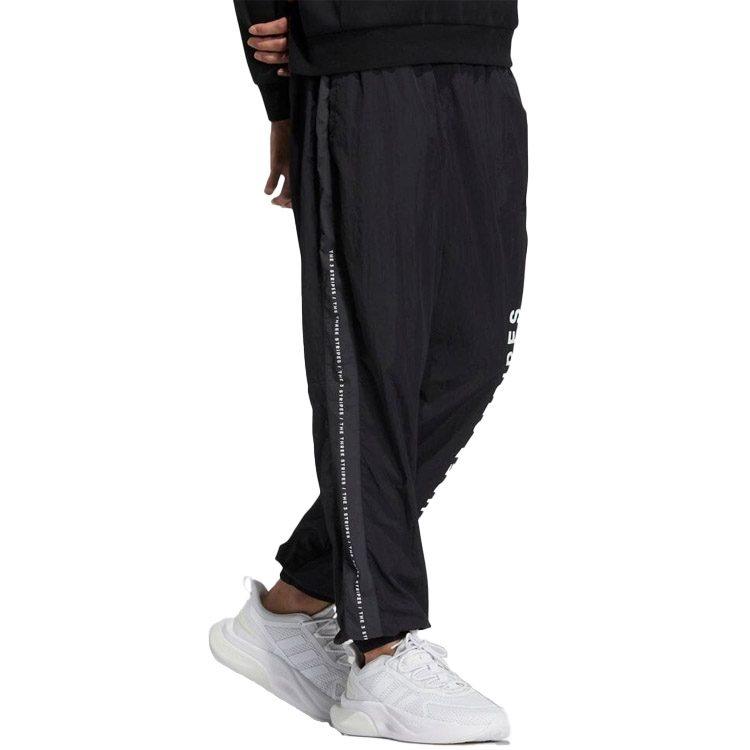 adidas Casual Pants Unisex Black Moderate Cuffed Pants IA9422