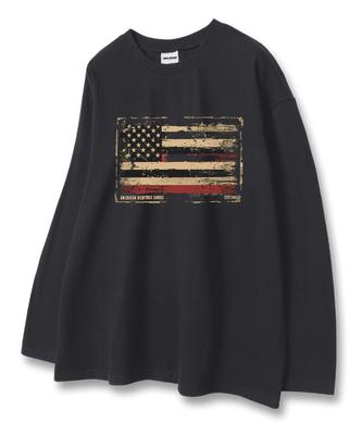 UNION GARMENTS America Heritage Locker geschnittenes Langarm-T-Shirt 3 Farben [Basic oder Gerippt]