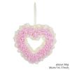 Artificial Heart Shaped Rose Wreath for Table Centerpieces and Events