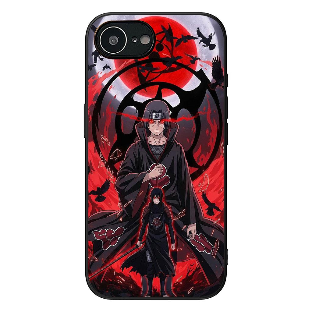 Cover for Apple iPhone 17 16 11 Pro XS Max XR 6 7 8 Plus 16E SE 2020 Air 5 SE2 Phone Case Pain Itachi Narutos Uchiha Sasuke