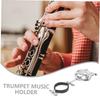 Klip na noty Flétna Lyra Klarinet Na držáku Kornet Klip na noty Držák na noty pro klarinet Hudební Gralier Klip na stránky s hudbou pro flétnu