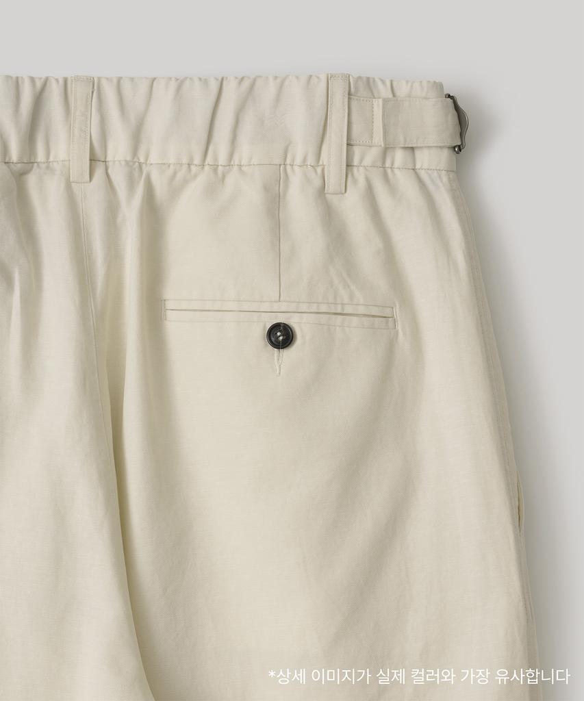 ANOTHER OFFICE Santiago Linen Pants Flexible (Natural Linen)
