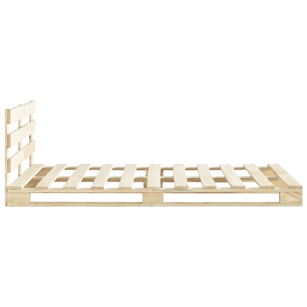 vidaXL Palettenbett Massivholz Kiefer 160×200 cm