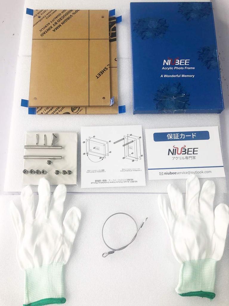 NIUBEE Acrylic Photo Photo Wall Mountable Acrylic Picture Poster Stylish 2L Frame, Frame, Stand, Type, Frame, Frame, Horizontal/Vertical, Transparent,