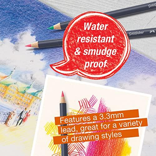 Faber-Castell Goldfaber Colored Pencil Set, 48 Colors In a Tin, 114748