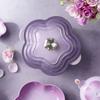 Le Creuset Flower Knob, 45mm Stainless Steel Knob for Pots, Oven Safe [Official Japanese Product]