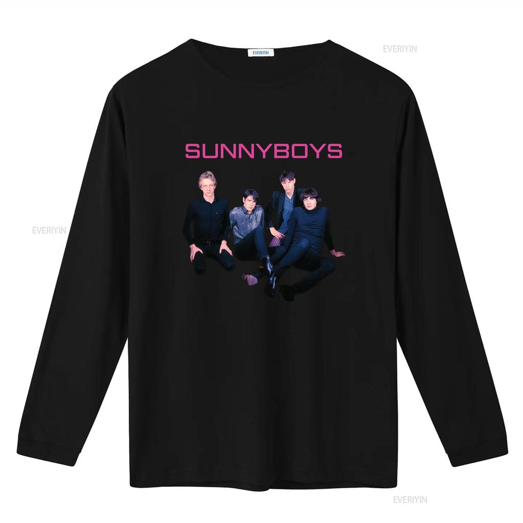 Sunnyboys Band Album T Shirt Medium Retro Style Rock Music Print vintage Washed fashion graphic streetwear Versatile