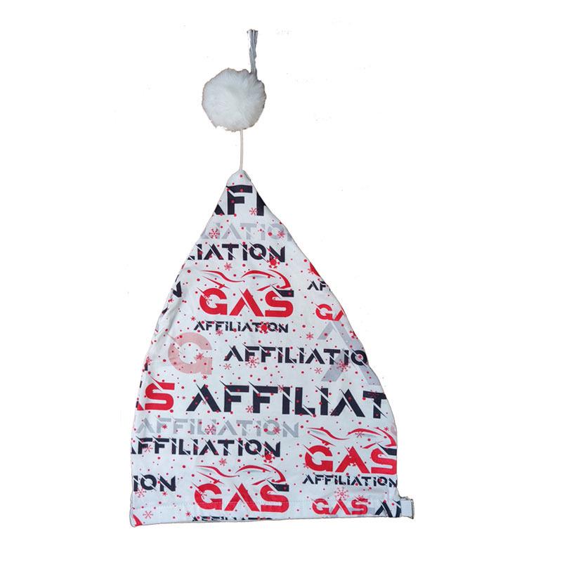 Elegant europeisk och amerikansk julmössa med tofs