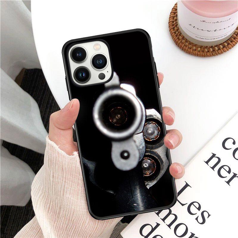 

Мягкий чехол Funda AK47 Gun Phone Cover для iPhone 14Pro 11Pro 12 13Pro Max 5S 6S XS 7 8Plus SE XR 12Mini Coque Cases Iphone 14PRO MAX