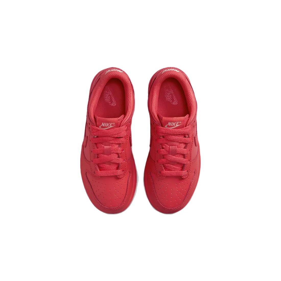 Детские кроссовки Nike Dunk Low PS Track Red Red-Stardust DH9756-601 28 — фото 4