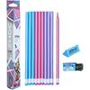 Doms Zoom Ultimate Dark Triangle Pencils (Pack Of 10 X 5 Set), (Model: Dm3440P5)
