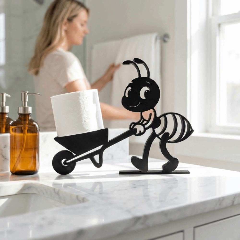 Tissue Stand Ant Tissue Holder Ornament Free Standing Vertical Napkins Rack  Bathroom