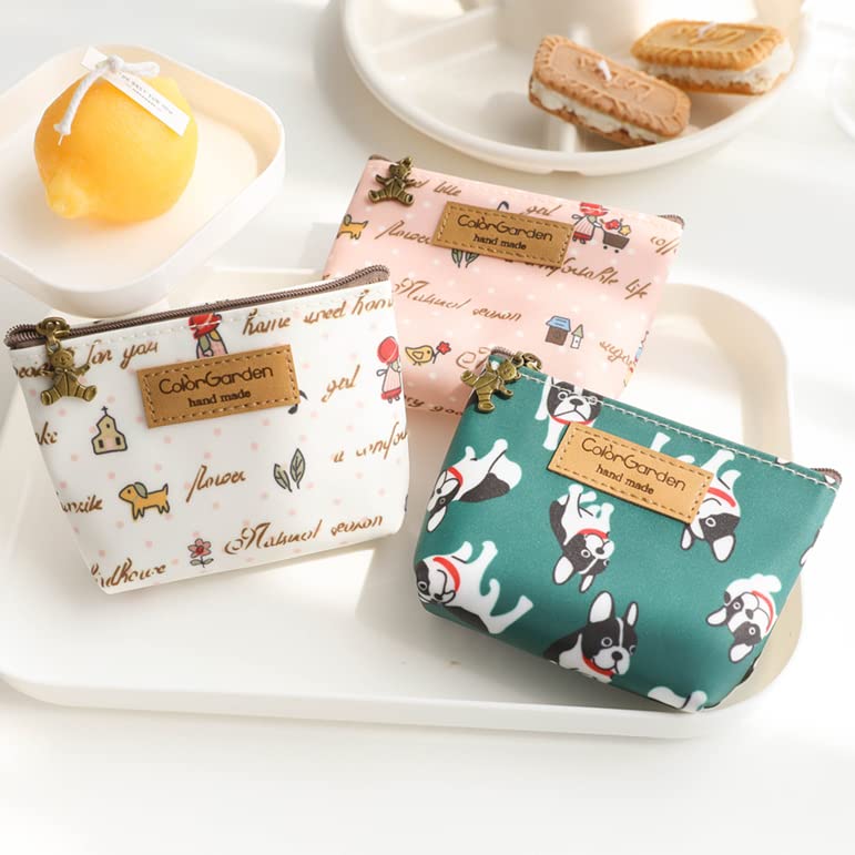 Lightweight Pouch with Perfect for Small Small Cosmetic Stylish Makeup Perfect As a Gift Dog Small, Gusset, Items, Pouch, Bag-in-bag, Pouch, (Kotobuki