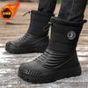 Winter outdoor men's snow boots waterproof, non-slip and warm cotton shoes extra large size velvet