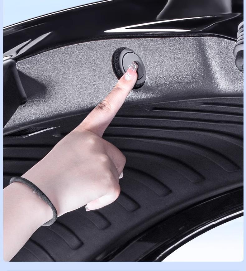 Suede Tailgate Protector for Refreshed Model 3 Y: Full Trunk Interior Coverage.