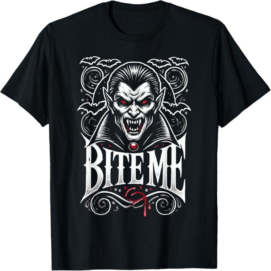 Ленивый костюм на Хэллоуин Клыки вампира Дракула подражатель Футболка S