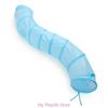 Collapsible Cat Tunnel Spring Tube 2 Holes S Shape Tunnels Toy Relieve Boredom for Indoor Kitten Rabbits Puppies