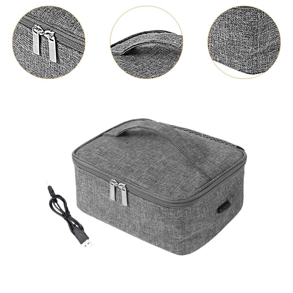 Speisenwärmer, Mini-Tragbarer Ofen, USB-Speisenwärmertasche, Thermischer Speisenwärmer für