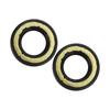 2pcs 93101‑17054 Propeller Shaft Oil Seal Rubber Oil Seal Outboard Oil Seal Marine Oil Seal for Yamaha Outboard 9.9HP 15HP
