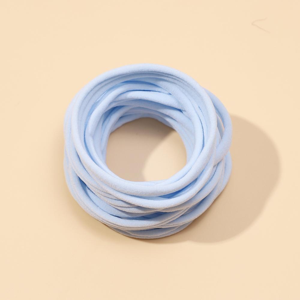 20 Stück/Los Baby Mädchen DIY Nylon Stirnbänder Weiches Spurloses Dehnbares Stirnband für Kinder Haarband Mädchen Elastische Haarschmuck