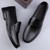 Genuine Leather Men Shoes Loafers Business Casual Leather Shoes Men Flat Shoes Comfortable Moccasins Men Footwear