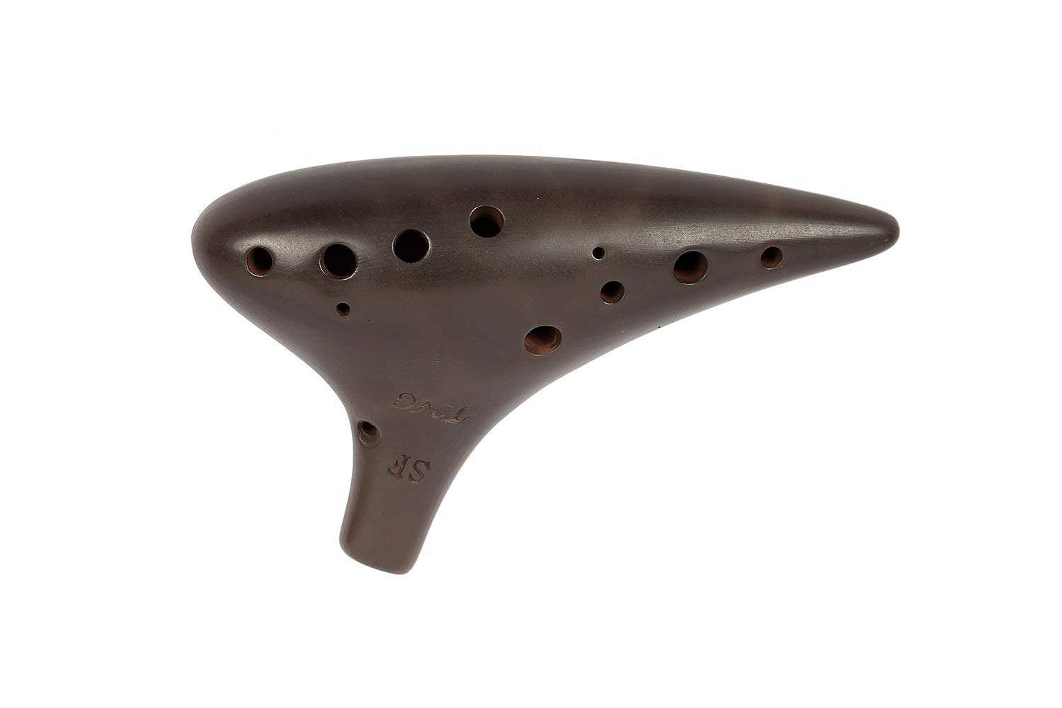 

Музыкальный инструмент TNG Ocarina [12 отверстий, одинарная, сопрано, F-тональность, фиолетовый песок, красная глина] SF (С аппликатурой) (С особым случаем) Окарина Роскошный Ветер