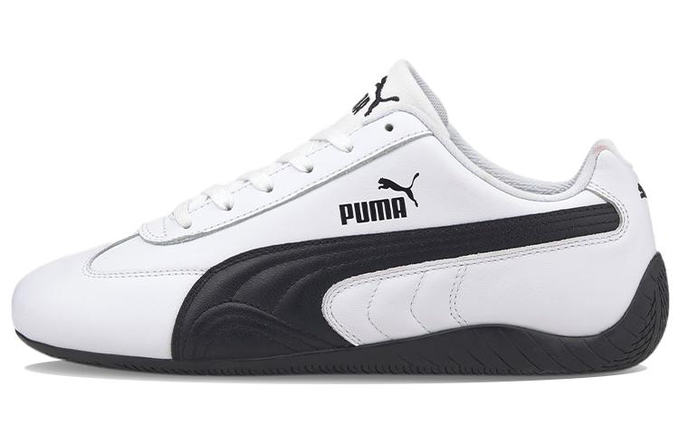 PUMA Speedcat Shield Leather  White Black  387054-01 38.5