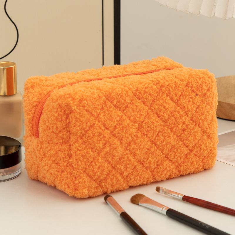 Plush Makeup Bags Soft Travel Cosmetic Storage Bag Portable Organizer Pencil Case