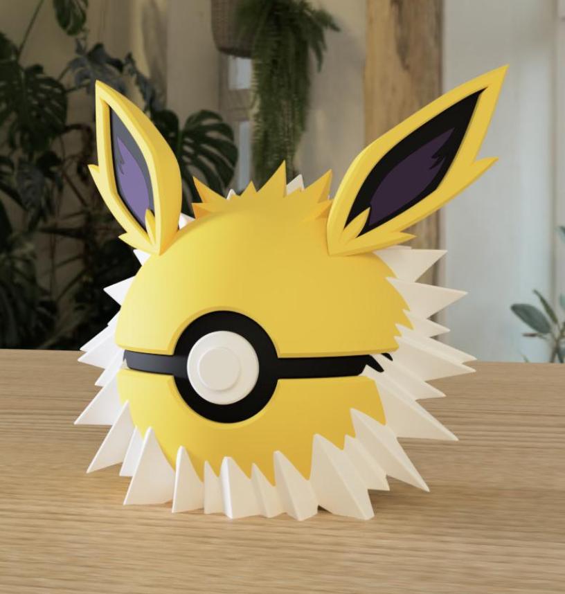 Poké Ball Pokemon Form Sphere Figures Model Statue Desktop Ornament 3d Printed Model Trendy Toy Surprise Gift Collectible