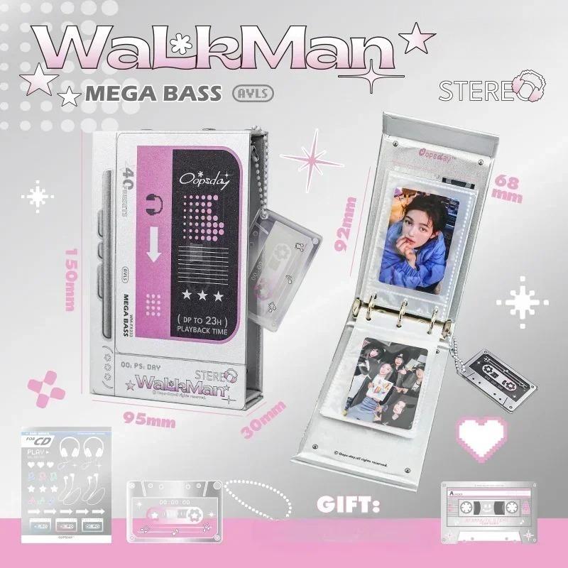 Retro Form Kort Fotoalbum för 3 Tum Kpop Stjärna Små Fotokort Samlingsbok Kreativ Design Kortpärm Chasing Gåvor